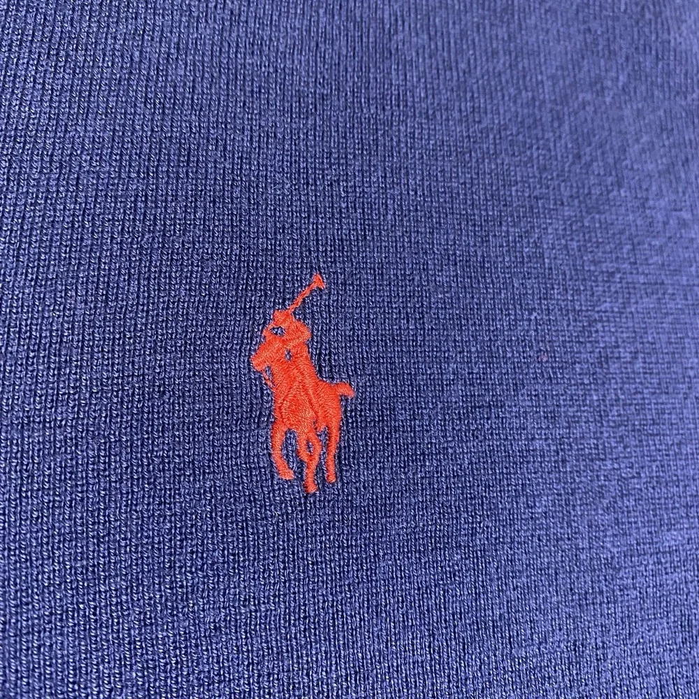 Polo Ralph Lauren Sweater Vest Navy Blue Mens Size XXL Pima Cotton V Neck Golf
